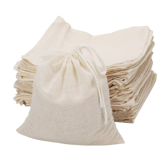 Cotton Bath Salt Bags